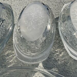 Princess house Poinsettia fantasia mini casserole